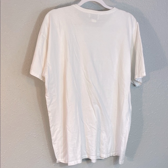 Vintage Swan Magic White Embroidered T-Shirt – Floral Raised Design Size L - Picture 9 of 9